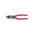 9 in Linemans Plier High Leverage w/ Wire Crimper, Steel