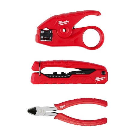 Coax Install Kit, Uninsulated, 3 pcs