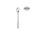 3/8" Drive 90 Geared Teeth Pear Head Style Hand Ratchet, 8-1/2" L, Chrome Finish