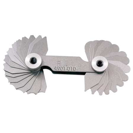 32 Piece 17/64-1/2 X 32ths Concave & Convex Gage Set