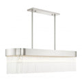 Brushed Nickel Chandelier,6 Light