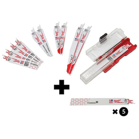 Reciprocating Saw Blade Combo Pack, Demo Set, 12-Piece