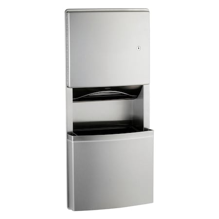 Paper Towel Dispenser/Waste Receptacle