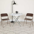 Brown Fabric Metal Chair, PK4
