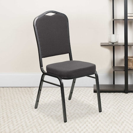Gray Fabric Banquet Chair, PK4
