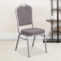 Gray Fabric Banquet Chair, PK4