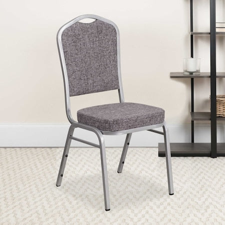 Gray Fabric Banquet Chair, PK4