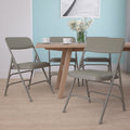 Gray Vinyl Folding Chair, PK4