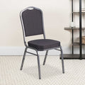 Black Fabric Banquet Chair, PK4