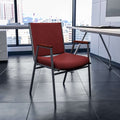 Burgundy Fabric Stack Armchair, PK4