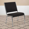 HERCULES Series 1000 lb. Rated Black Antimicrobial Fabric Bariatric Medical Reception Chair, PK4