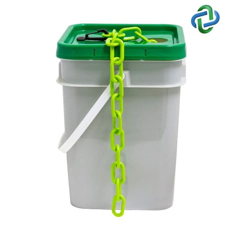 Safety Green Chain Pail 3""(#10,76 mm)x