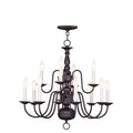 Williamsburgh 12 Light Bronze Chandelier