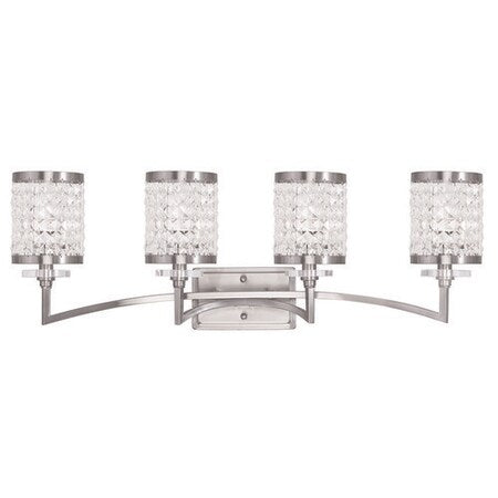 Grammercy 4 Light Brushed Nickel Bath Vanity