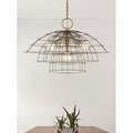 Brooklyn 4 Light Antique Brass Chandelier