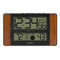 Atomic Dgtl Wall Clock,Temp/Moon Phase