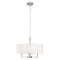 Chelsea 4 Light Brushed Nickel Pendant Chandelier