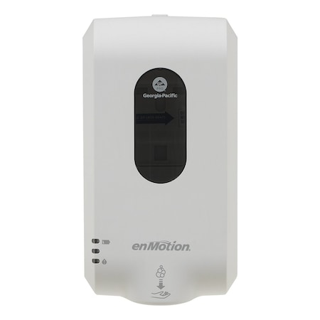 Soap/Sanitizer Disp, Foam, White, 52058