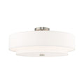Meridian 5 Light Brushed Nickel Ceiling