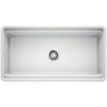 Profina 36"" Apron-Front Farmhouse Sink - White