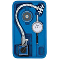 Chrome Flex Mag and X-Proof IP54 White Dial Indicator Set