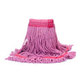 Looped-End Wet Mop, Red, PK12