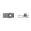 Blk Long Extruded U Nuts 1/4""-20 Screw .010""-.165"" PR PK25
