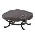 Large Round Fire Pit Cover, Grey