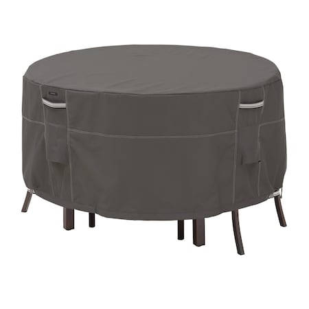 Ravenna Bistro Patio Table/Chair Set Cover, Grey, 56"x56"