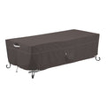 Rectangle Fire Pit Table Cover, Grey 60"
