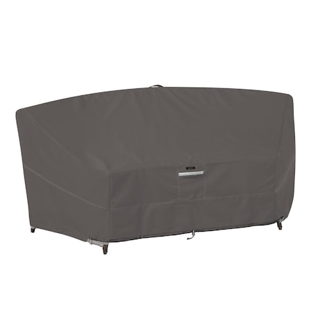 Ravenna Cover, Sofa, Curved, Modular, Sectional, Grey, 92"x36"