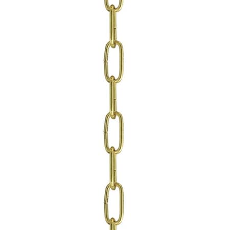 Polished Brass Standard Decorative Chain