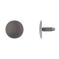 Blk Nyln Shield Retainers 7/32"" Hole 1"" Head 25/32"" Stem PK50