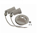 Weatherproof Cover, Round Box Type, 3 Gang, Die Cast Aluminum