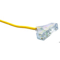 SJEOOW Extension Cord, 12 AWG, Outdoor, 12/3, 3 Outlets, 5-15R, Yellow, TPE, 5-15P, 25 ft