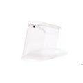 Face Shield, Clear Visor, Polycarbonate, Hook-and-Loop Suspension, Uncoated Lens