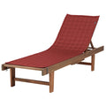 Montlake Patio Chaise Slipcover, Heather Henna, 80"x26"