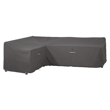 Taupe Sectional Cover, Ravenna, 83"x104"x3