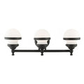 Black Vanity Sconce,3 Light