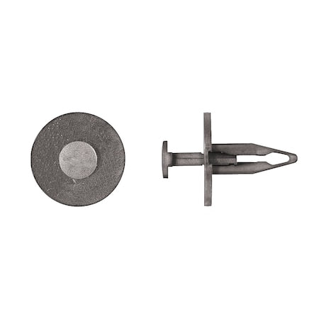 Blk Nyln Push Type Ret 8mm Hole Size 7/8 Stem L PK25