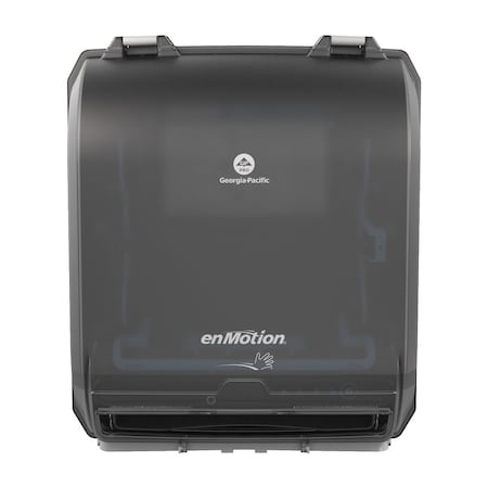 Paper Towel Dispenser, EnMotion, Hardwound, 10 in Paper Towel Width, 1 3/4 in, Plastic, Black