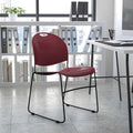 Burg Stack Chair-Black Frame, PK5