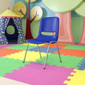 Navy Plastic Stack Chair, PK5