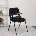 Black Plastic Tablet Arm Chair, PK5