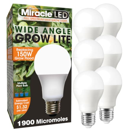Full Spectrum Multi Plant LED Grow Light Replace 150W, PK6