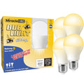 Bug Light Wide Angle Yellow Amber Glow Replace 60W for Porch & Patio, PK4