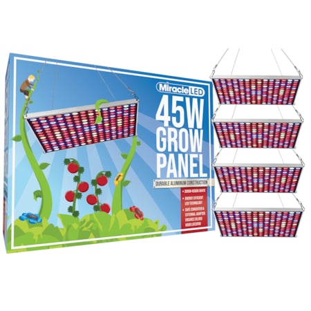 Commercial Hydroponic Multi Spectrum LED Hangable Grow Panel, PK4