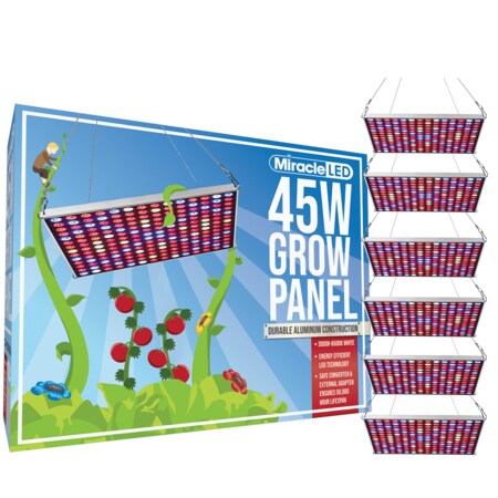 Commercial Hydroponic Multi Spectrum LED Hangable Grow Panel, PK6