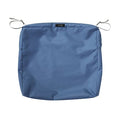 Ravenna Patio Cushion Slipcover, Empire Blue, 21"