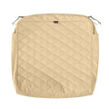 Montlake Quilted Cushion Slipcover, Chamomile, 25"x25"x5"